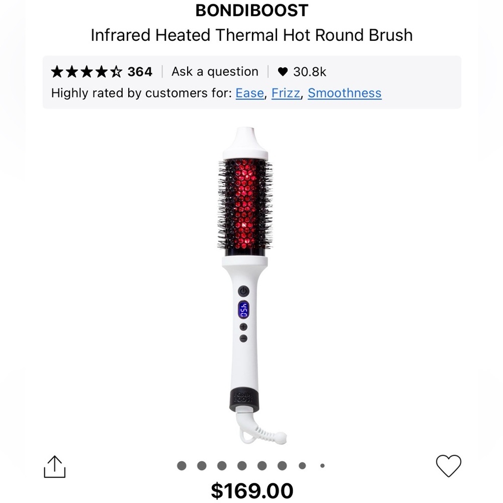 BondiBoost Infrared Thermal Round Brush